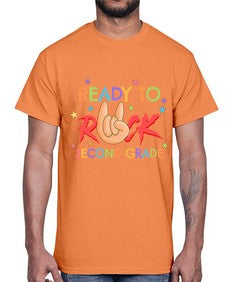 Ready to Rock second Grade 735#- second grade- Cotton Tee
