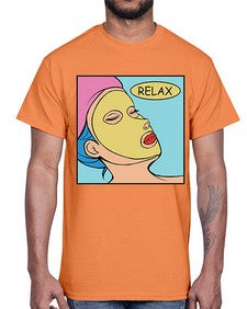 Relax 1013#- art pop art- Cotton Tee