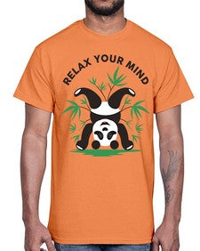 Relax Your Mind 496#- yoga- Cotton Tee
