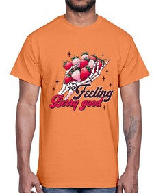 Retro Summer Doing My Berry 1506#- strawberry- Cotton Tee