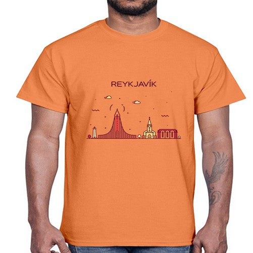 Reykjavik 1719#- cities- Cotton Tee