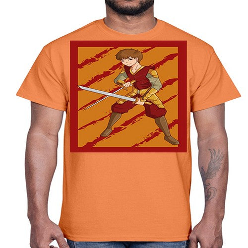 Samurai boy 95#- anime- Cotton Tee
