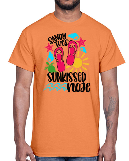 Sandy Toes Sunkissed Nose Style 27#- summer- Cotton Tee