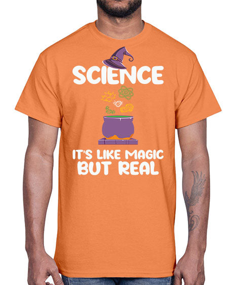 ScienceItsLikeMagicButScientistSkinite Scientist Skinite 48#- general science- Cotton Tee