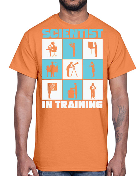 ScientistInTrainingScienceScientistSkinite Scientist Skinite 40#- general science- Cotton Tee