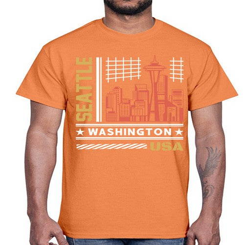 Seattle 1809#- cities- Cotton Tee