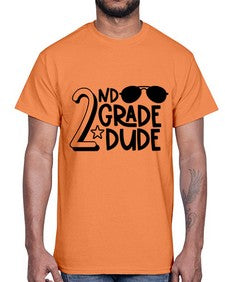 Second Grade Dude 816#- second grade- Cotton Tee