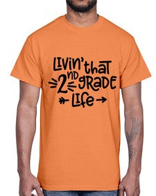 Second Grade Life 826#- second grade- Cotton Tee