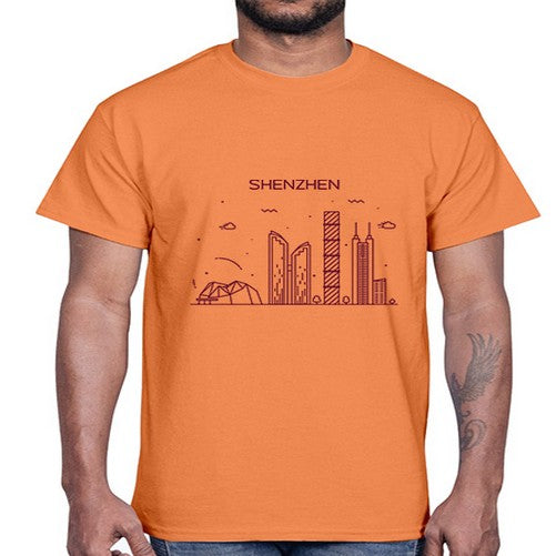 Shenzhen 1832#- cities- Cotton Tee