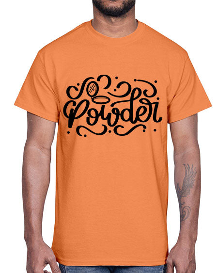 SinglePowder Style 24#-makeup Cotton Tee