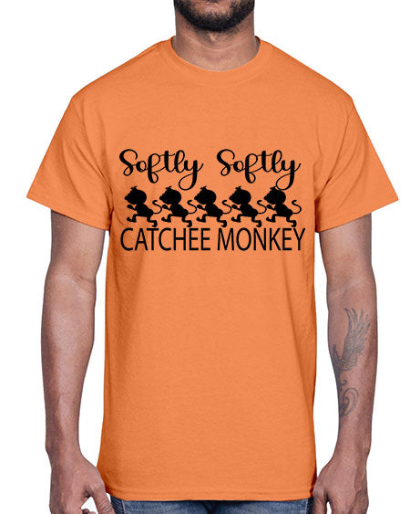 Softly softly catcher monkey - monkey- Cotton Tee