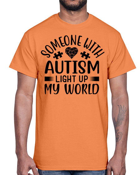Some one with Style 50#- autism- Cotton Tee