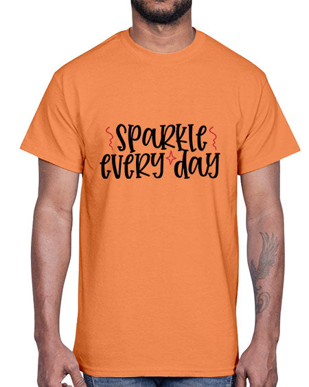 Sparkle every day design Style 220#-makeup Cotton Tee