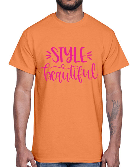 Stay Beautiful 148#-  fashion- Cotton Tee