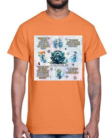 Straight Aquarius 468#- aquarius- Cotton Tee
