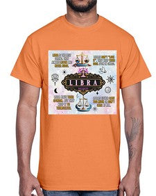 Straight Libra 474#- libra- Cotton Tee