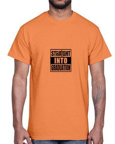 Straight into graduation 894#- graduation- Cotton Tee