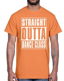Straight outta dance class 190#- dance2- Cotton Tee