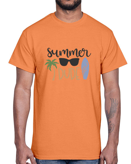 Summer dude 58#- summer- Cotton Tee