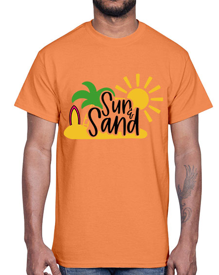 Sun Sand Style 17#- summer- Cotton Tee