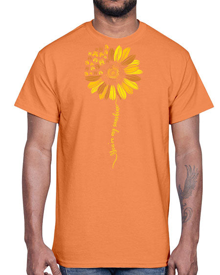 Sunflower Owl You Are My A TurtleRabbit 19#- owl- Cotton Tee