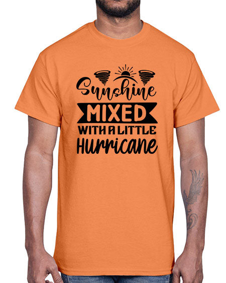 Sunshine mixed with a little hurricane 01#- summer- Cotton Tee