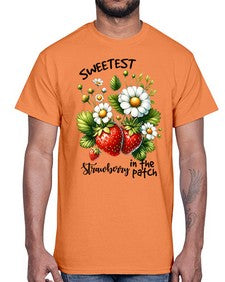 Sweetest Strawberry In The Patch 1598#- strawberry- Cotton Tee