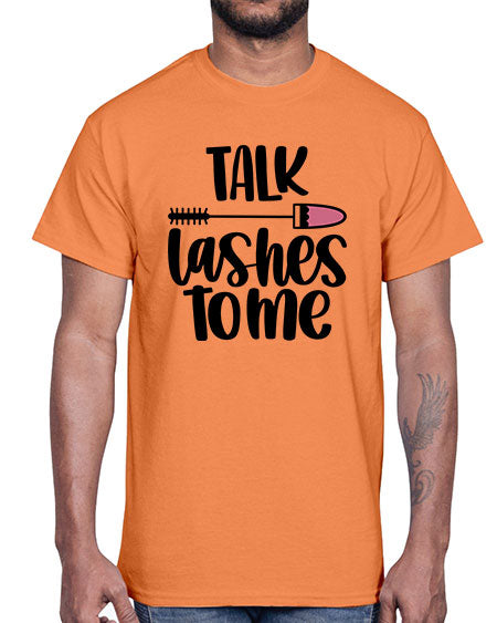 Talk Lashes To Me Style 16#-makeup Cotton Tee