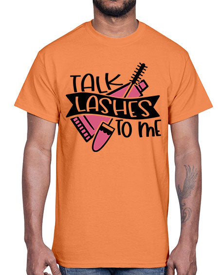 Talk Lashes To Me Style 17#-makeup Cotton Tee