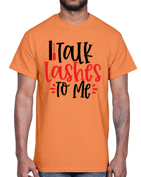 Talk Lashes To Me Style 219#-makeup Cotton Tee