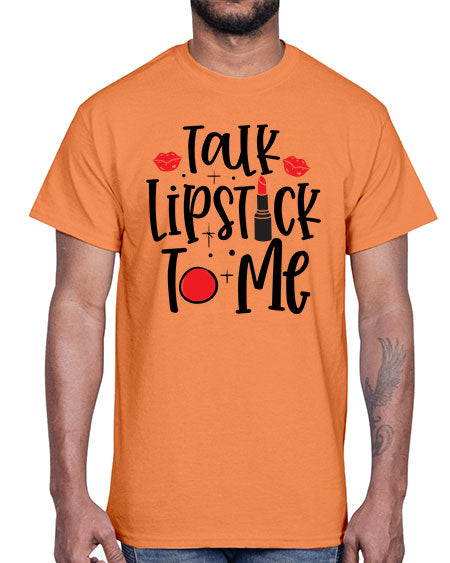 Talk Lipstick To Me Style 218#-makeup Cotton Tee
