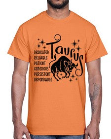 Taurus 486#- taurus- Cotton Tee