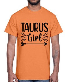 Taurus girl 500#- taurus- Cotton Tee