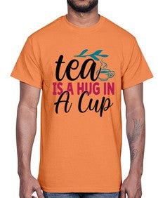 Tea Is A Hug In A Cup 1612#- tea- Cotton Tee