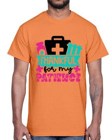 Thankful For My Patience Style Style 1492#- nurse- Cotton Tee