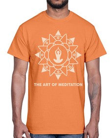 The Art of Meditation 543#- yoga- Cotton Tee