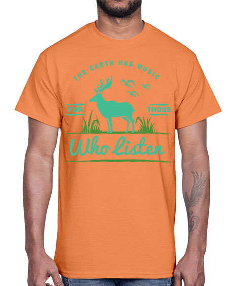 The Earth Has Music 15#- nature- Cotton Tee