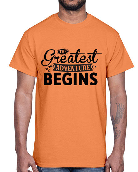The Greatest Adventure Begins 456#- kids- Cotton Tee