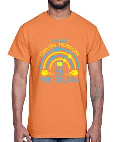 The best computer technician in the galaxy 13#- computer- Cotton Tee
