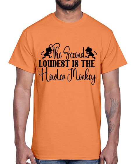 The second loudest is the - monkey- Cotton Tee