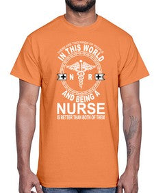 There are two kinds of People1538#- nurse- Cotton Tee