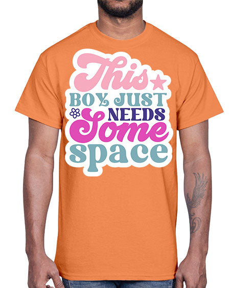 This boy just needs some space 6#- space- Cotton Tee