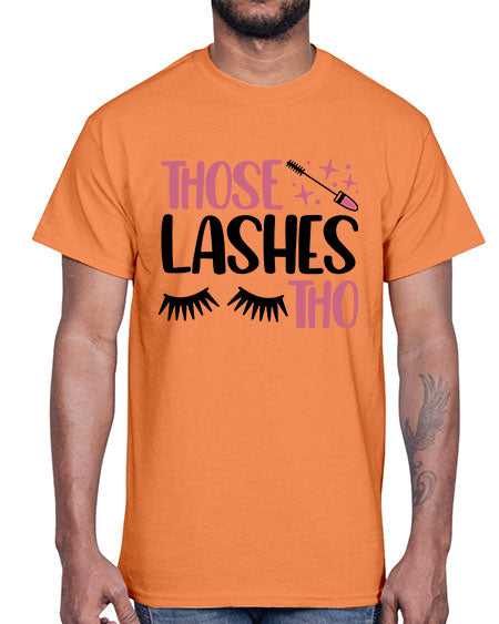 Those Lashes Tho Style 11#-makeup Cotton Tee
