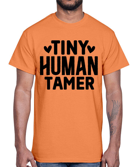 Tiny Human Tamer 468#- kids- Cotton Tee