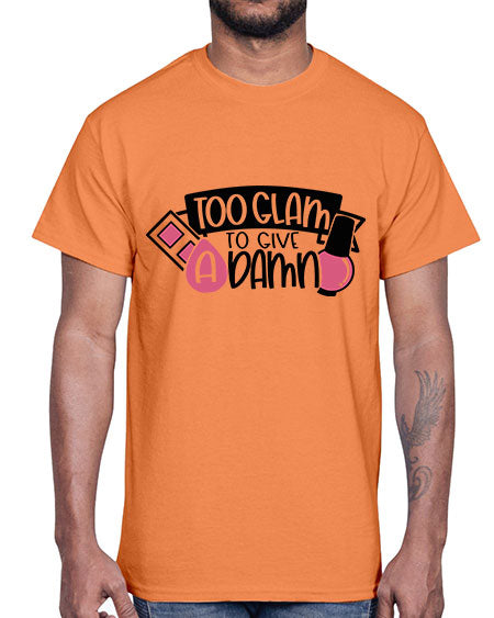 Too Glam To Give A Damn Style 10#-makeup Cotton Tee