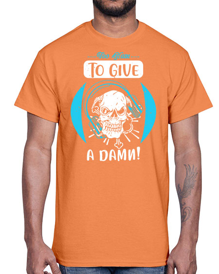 Too glam to give a damn Style 176#-makeup Cotton Tee