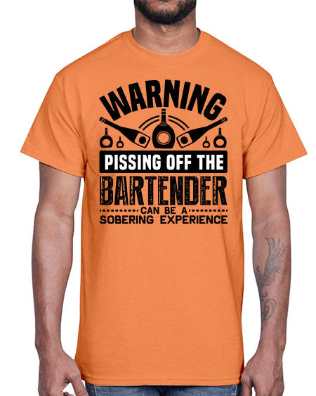 Warning Style 462#- bartender- Cotton Tee