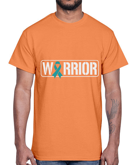 Warrior PTSD Awareness Teal Military 2#- PTSD- Cotton Tee