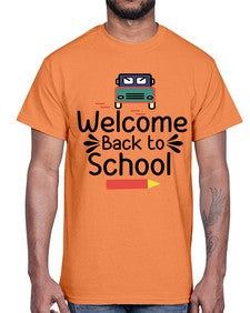 Welcome Back to School 996#- last day of school- Cotton Tee