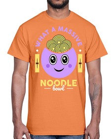 What a Massive Noodle Bowl 1698#- Ramen- Cotton Tee